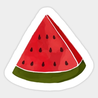 Watercolor Slice Watermelon Sticker